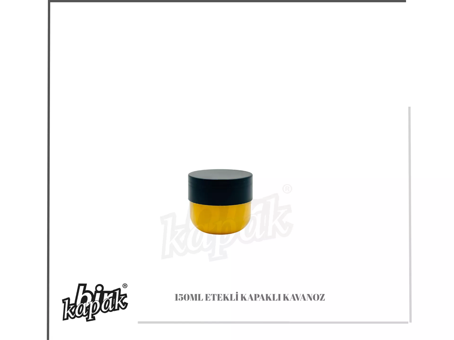 150ML ETEKLİ KAPAKLI KAVANOZ