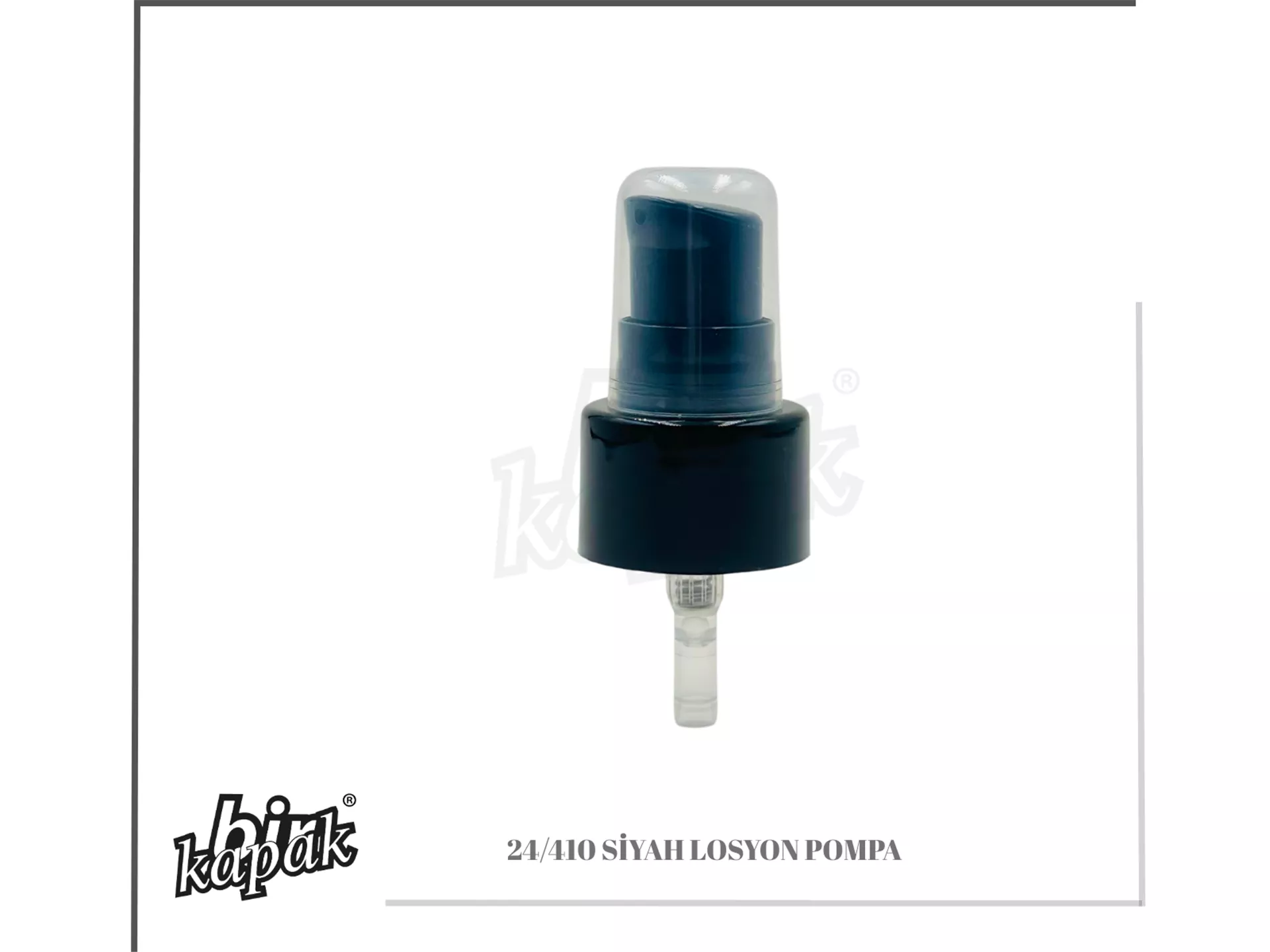 24/410 YARIM KAPAK LOSYON POMPA - SİYAH