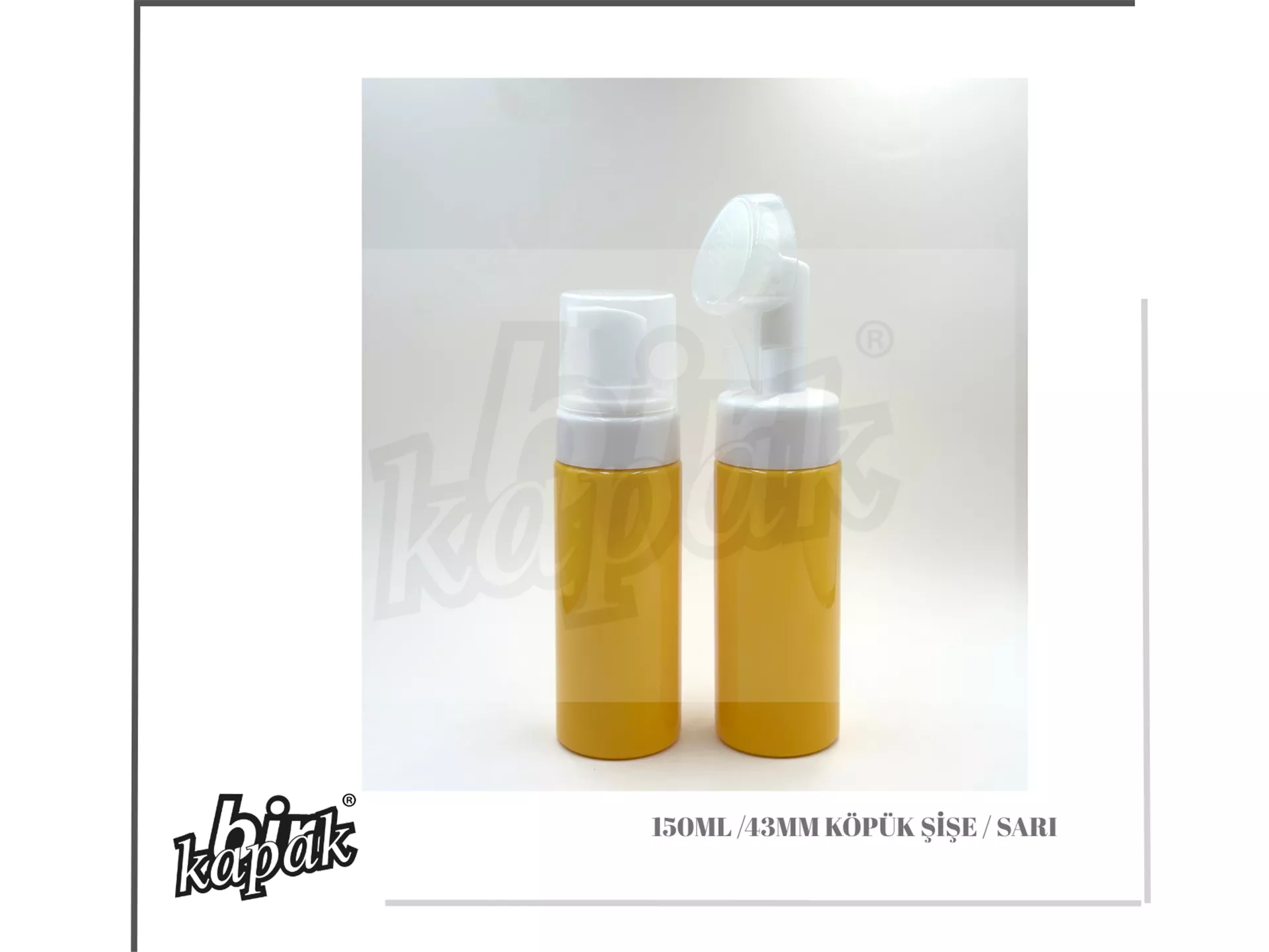 150ML /43MM KÖPÜK ŞİŞE / SARI