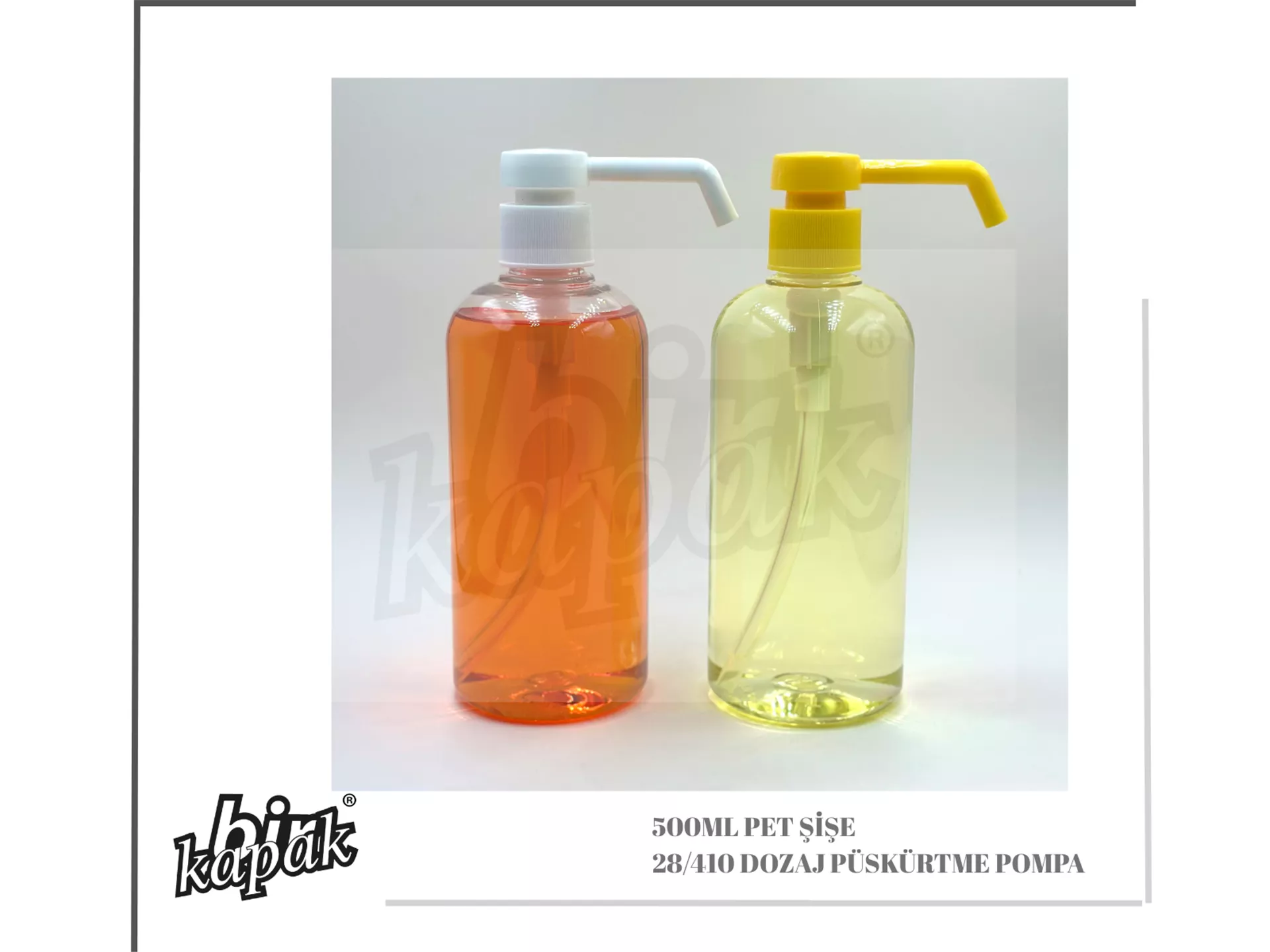 500ML ŞİŞE / 28/410 DOZAJ PÜSKÜRTME POMPA