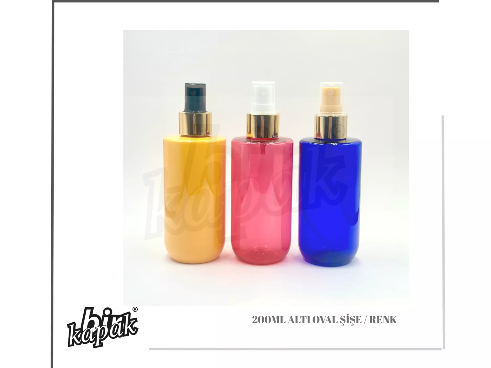 200ML AND BELOW OVAL BOTTLE / COLOR