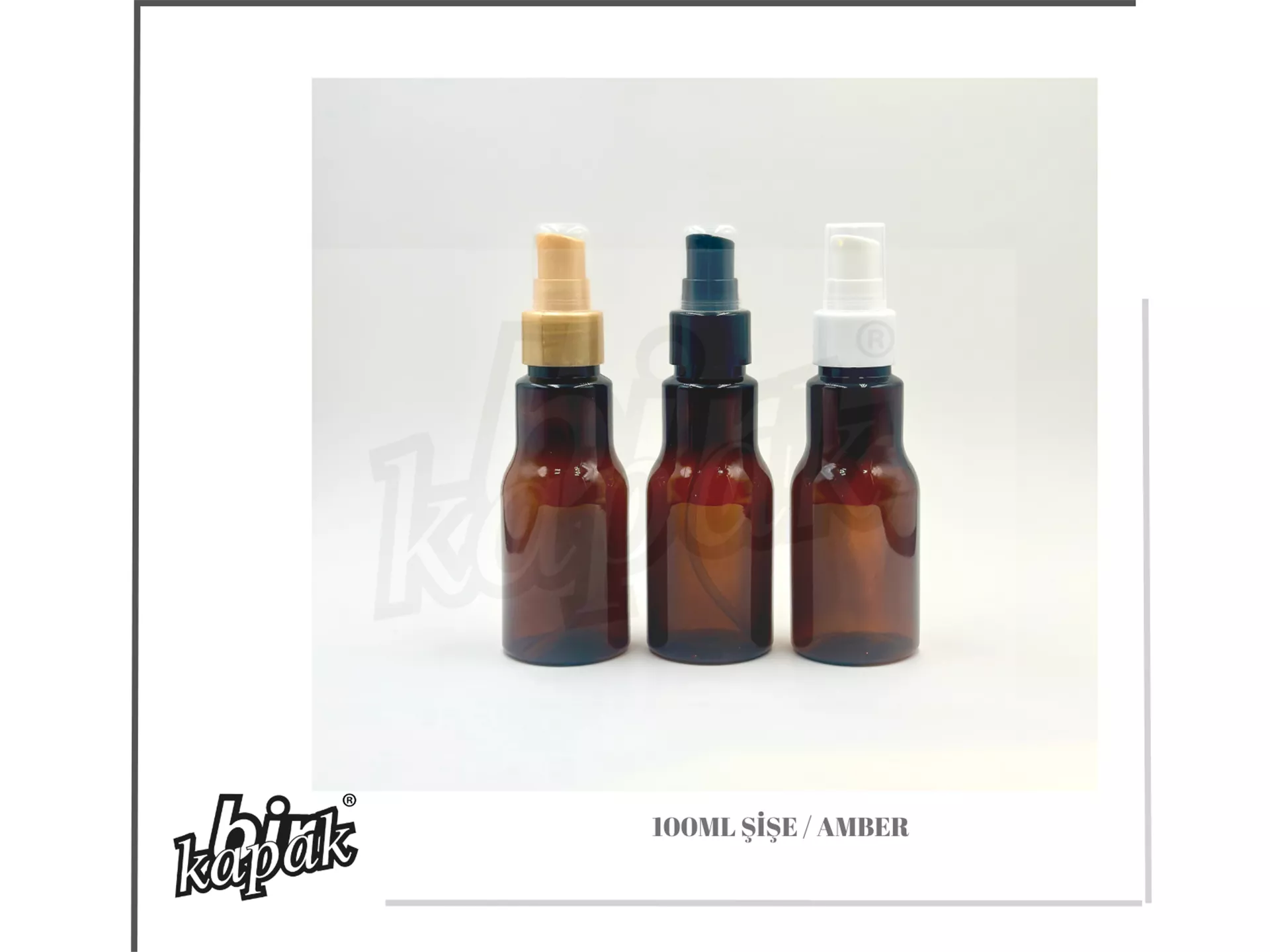 100ML AMBER BOTTLE