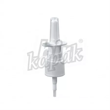 18/410 BURUN SPREYİ TIRTIKLI ŞEFFAF KORUMA KAPAKLI - BEYAZ