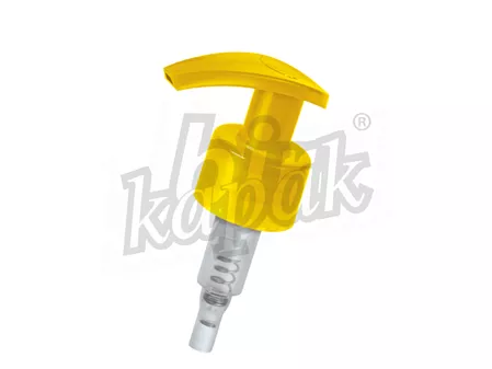 24/410 - 28/410 EVYAP MODEL DÜZ SIVI SABUN POMPASI (1,5 DOZAJ) - SARI