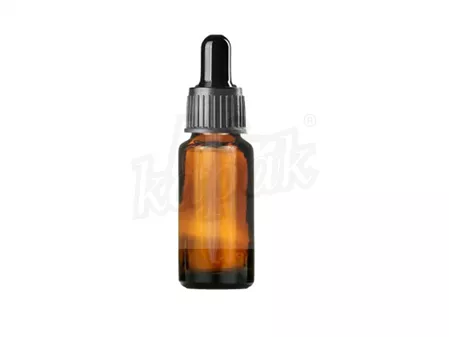 20 ML DROPPER ŞİŞE AMBER SİYAH CAM DAMLALIKLI - TAKIM