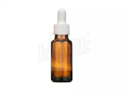 20 ML DAMLALIK ŞİŞE AMBER BEYAZ CAM DAMLALIKLI - TAKIM