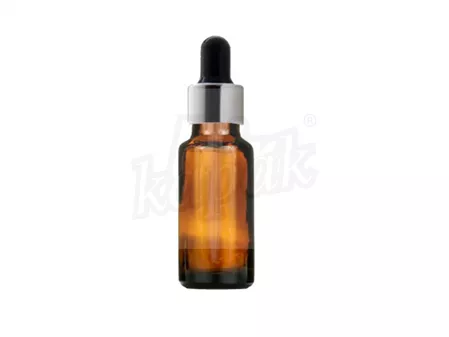 20 ML DAMLALIK ŞİŞE AMBER GÜMÜŞ SİYAH CAM DAMLALIKLI - TAKIM