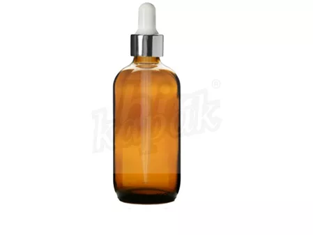 100 ML DAMLALIK ŞİŞE AMBER GÜMÜŞ BEYAZ CAM DAMLALIKLI - TAKIM