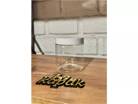 500 ML STANDART KAVANOZ ŞEFFAF - 89 MM DÜZ KAPAK BEYAZ