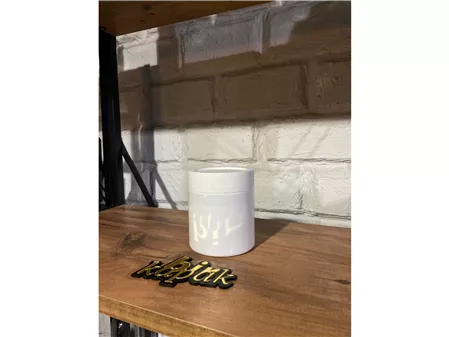 500 ML STANDART KAVANOZ BEYAZ - 89 MM TRK KAPAK BEYAZ