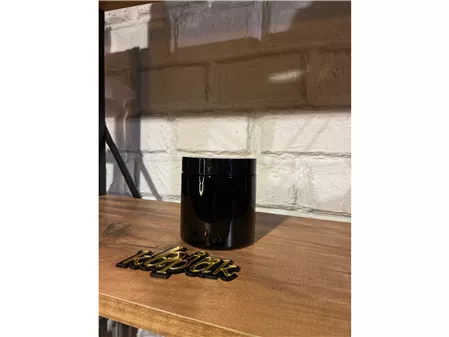 500 ML STANDART KAVANOZ SİYAH - 89 MM DÜZ KAPAK SİYAH