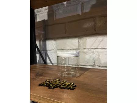 500 ML STANDART KAVANOZ ŞEFFAF - 89 MM ÇİZGİLİ KAPAK BEYAZ