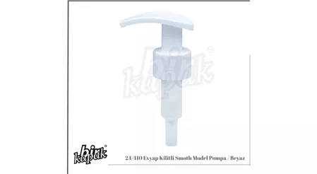 24/410 EVYAP KİLİTLİ SMOTH MODEL POMPA / BEYAZ