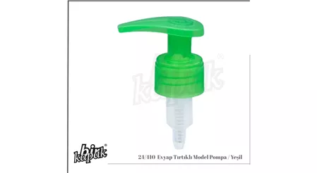 24/410 EVYAP KİLİTLİ TIRTIKLI POMPA MODEL / YEŞİL