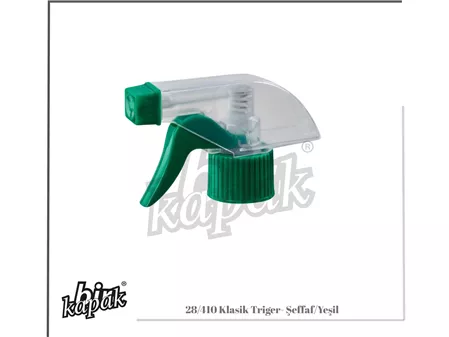 28/410 KLASİK KÖPÜK TRİGER ŞEFFAF / KOYU YEŞİL