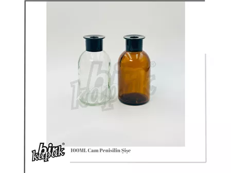 100ML PENİSİLİN ŞİŞE ŞEFFAF / AMBER
