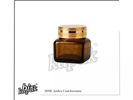 20ML CAM KAVANOZ / AMBER