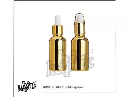 30ML-50ML UV GOLD KAPLAMA ŞİŞE