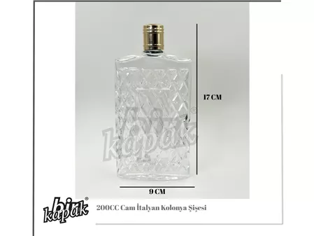 200CC İTALYAN KOLONYA ŞİŞESİ