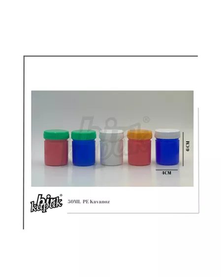 50ML PE KREM KAVANOZ