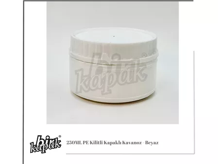 250ML PE KİLİTLİ KAVANOZ