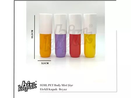 95ML PET BODY MİST ŞİŞESİ / ETEKLİ KORUMA KAPAKLI