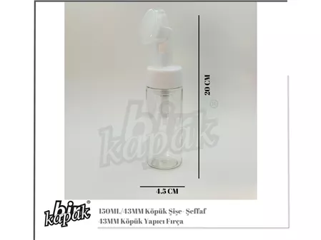 150ML 43MM KÖPÜK ŞİŞE / ŞEFFAF