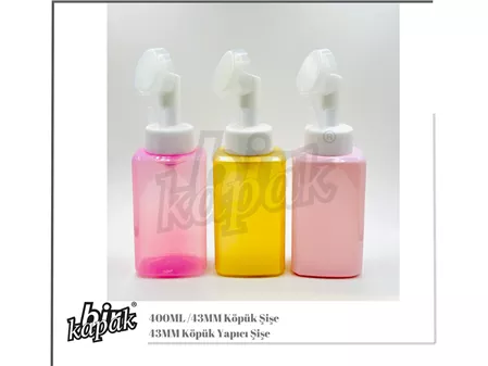 400ML 43MM KARE KÖPÜK ŞİŞE