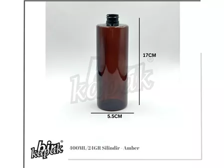 400ML 24/410 SİLİNDİR ŞİŞE / AMBER