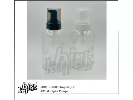 500ML 43MM KÖPÜK ŞİŞE / ŞEFFAF