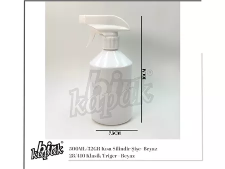 500ML-32GR KISA ŞAMPUAN ŞİŞESİ