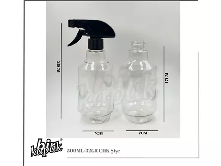 500ML-32GR CHK ŞİŞE / ŞEFFAF