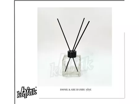 100ML KARE BAMBU KOKU ŞİŞESİ