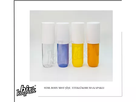 95ML PET BODY MİST ŞİŞESİ / ETEKLİ KORUMA KAPAK