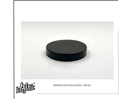 89MM JAR LID / BLACK