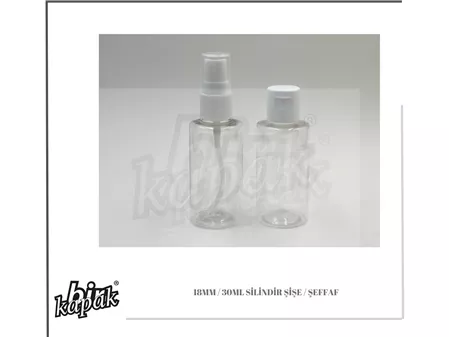 18MM 30ML SİLİNDİR ŞİŞE