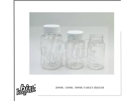 200ML / 150ML / 100ML TABLET ŞİŞELER