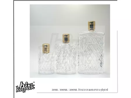 50ML - 100ML - 200ML İTALYAN KOLONYA ŞİŞESİ SET