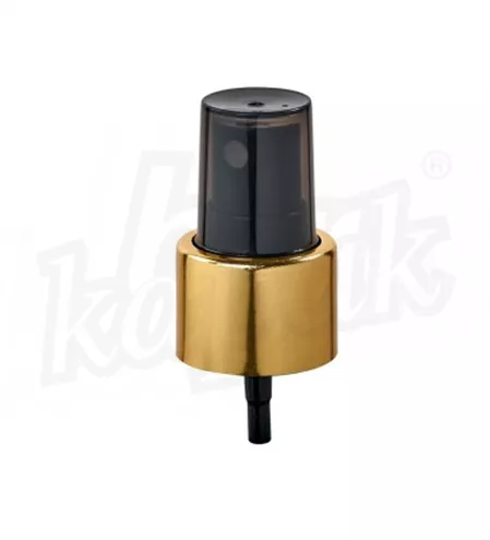 24 MM FINGER SPRAY GOLD RING - BLACK